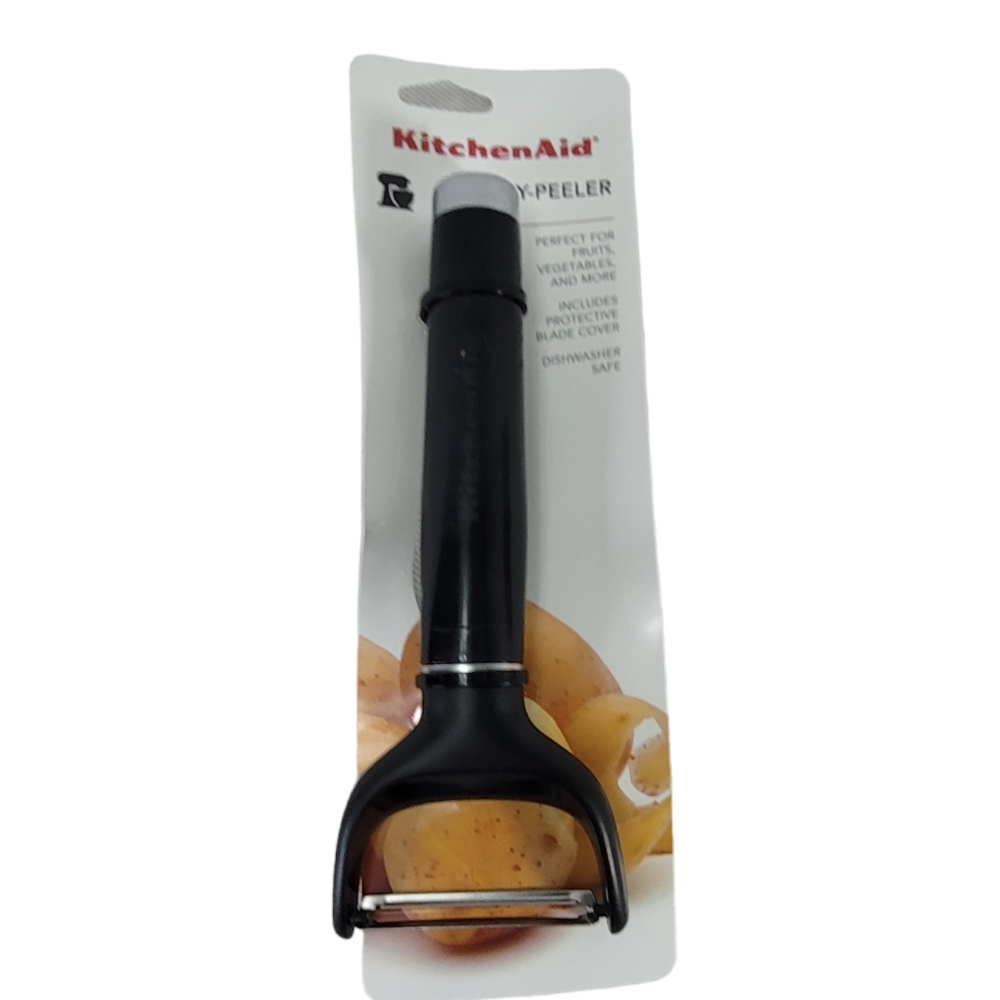KitchenAid  Y Peeler Black - MISSING PROTECTIVE BLADE COVER- Steinless Steel-New